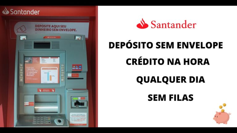 Depósito ATM Santander: Simplificando suas transações financeiras em dinheiro!